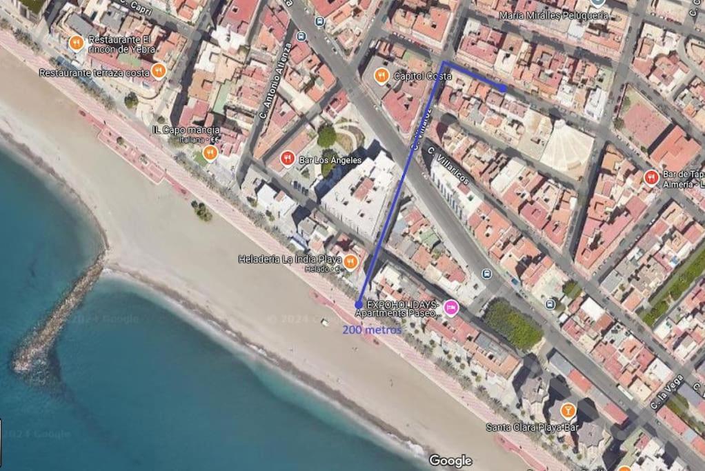 Piso A 200 Metros De La Playa Llegada Autonoma Apartment อัลเมรีอา ภายนอก รูปภาพ